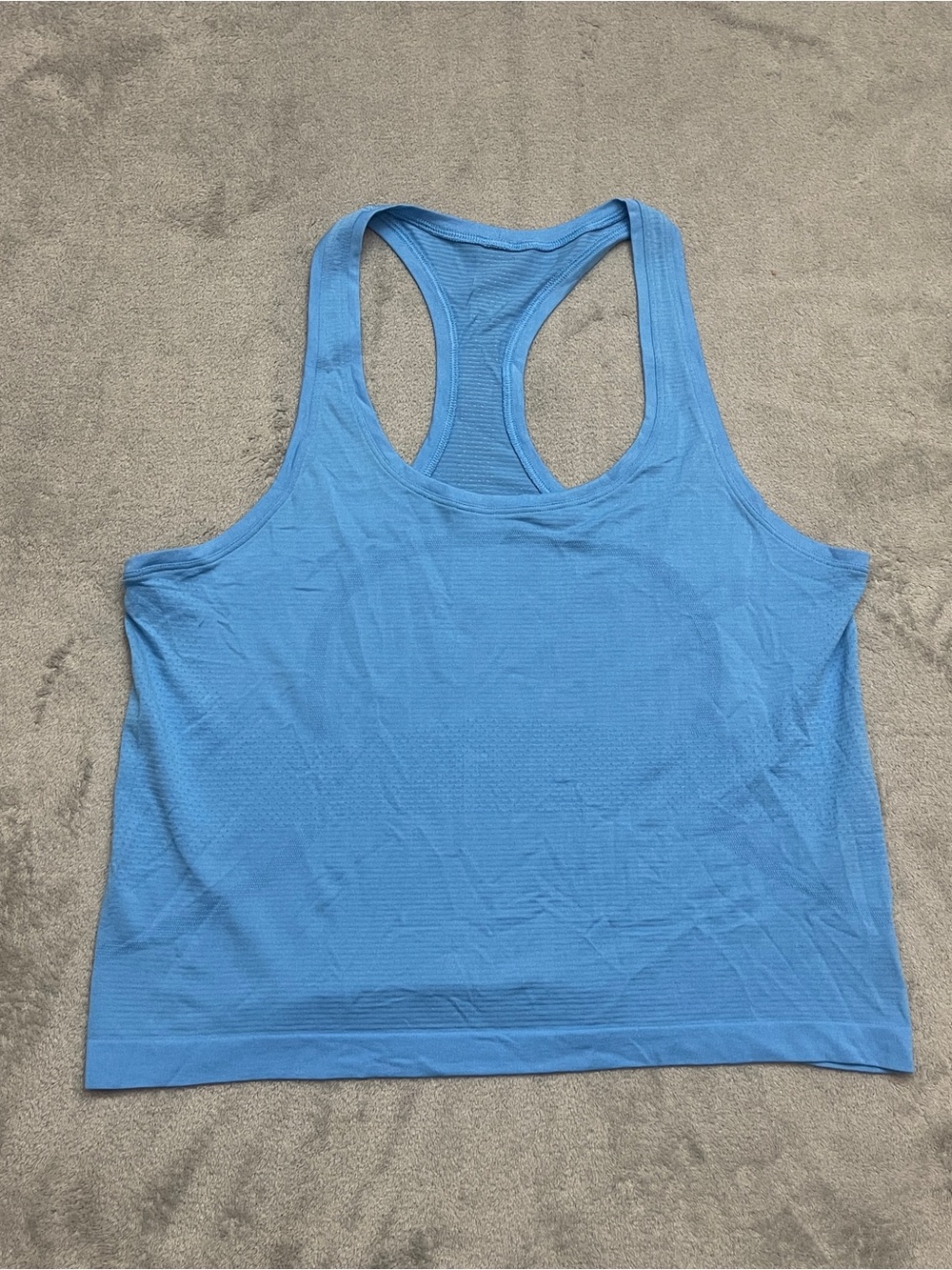 Lululemon Swiftly Tech Racerback Tank Top 2.0 Race Length Blue Size 10